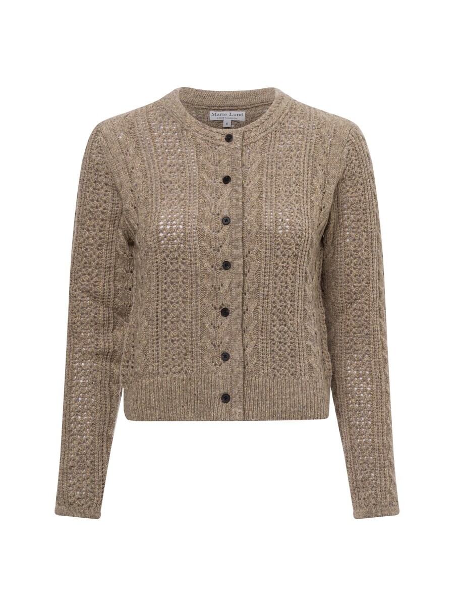 

Вязаный кардиган Marie Lund Knit Cardigan, бежевый