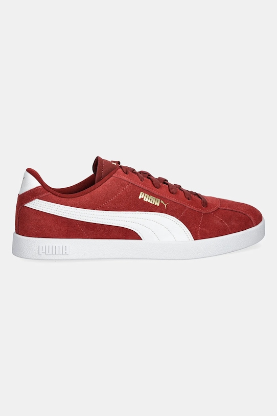 Замшевые кроссовки Club II Puma, бордовый — фото 2