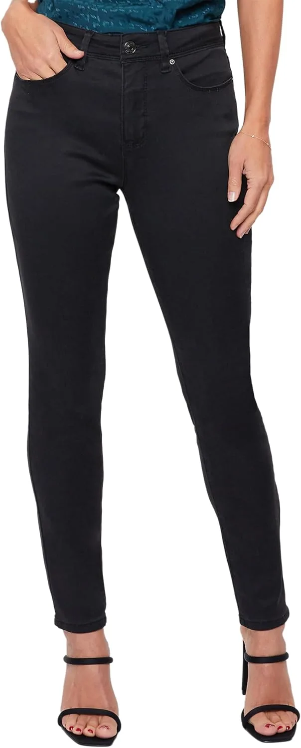 

Royalty For Me женские джинсы скинни с высокой посадкой и чистым подолом