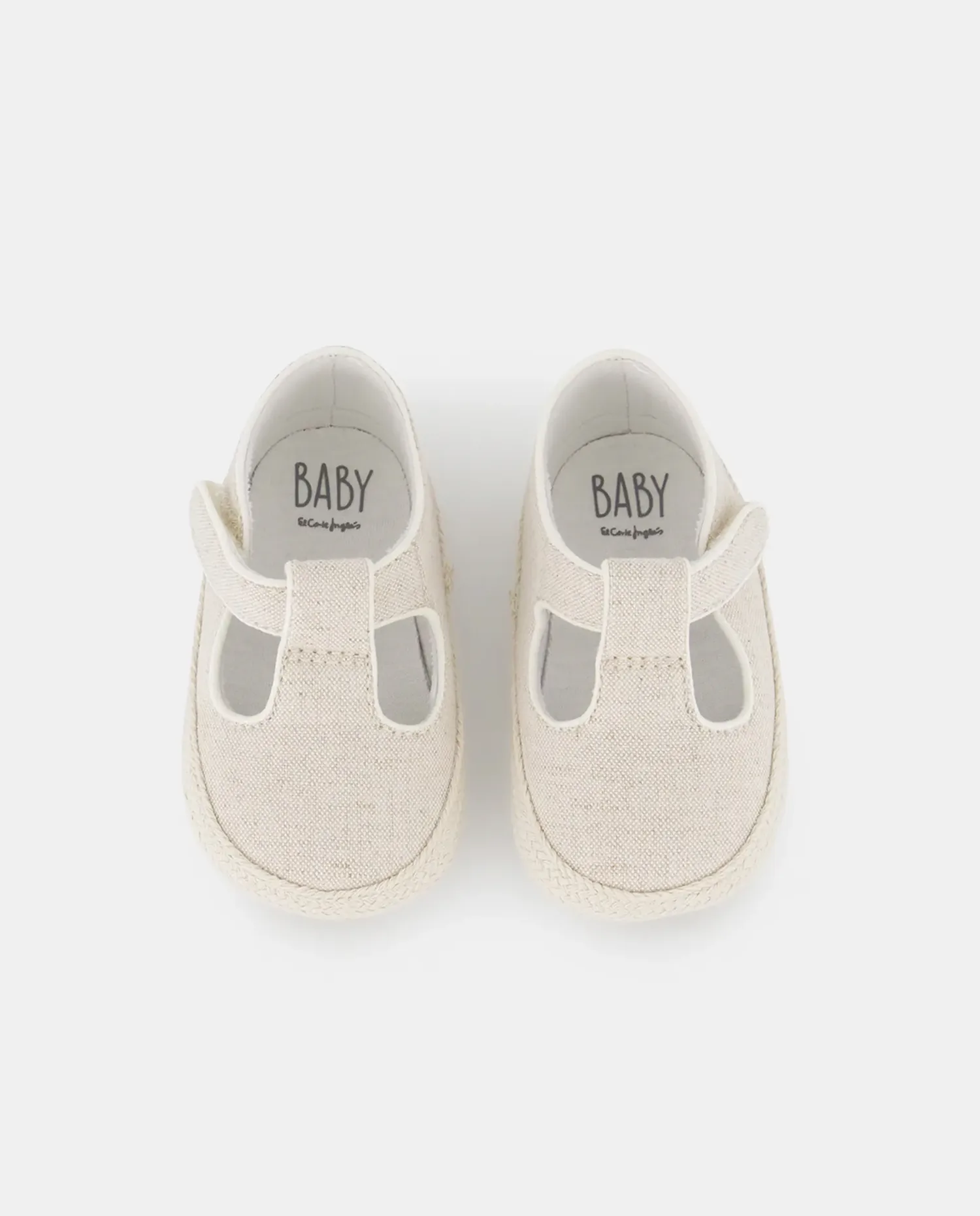 Мягкая обувь Pepito из канвы для младенцев Baby El Corte Inglés, 120 Crudo — фото 4