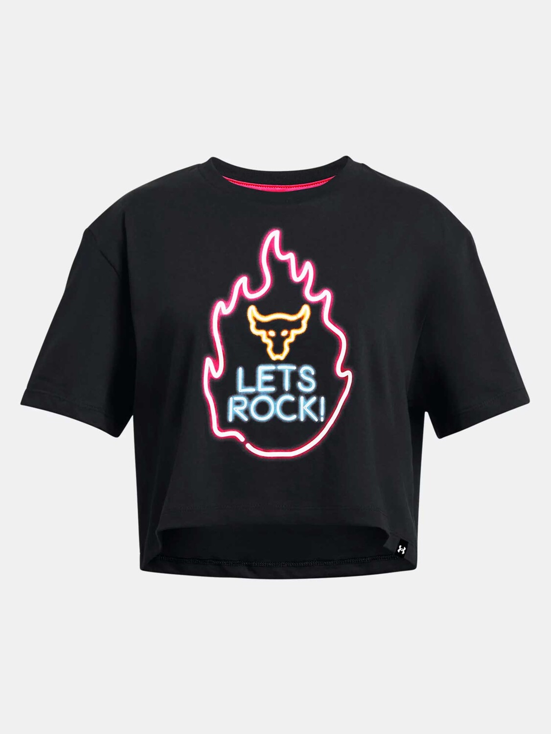 

Футболка Under Armour Pjt Rck Girls Campus Crop T, черный