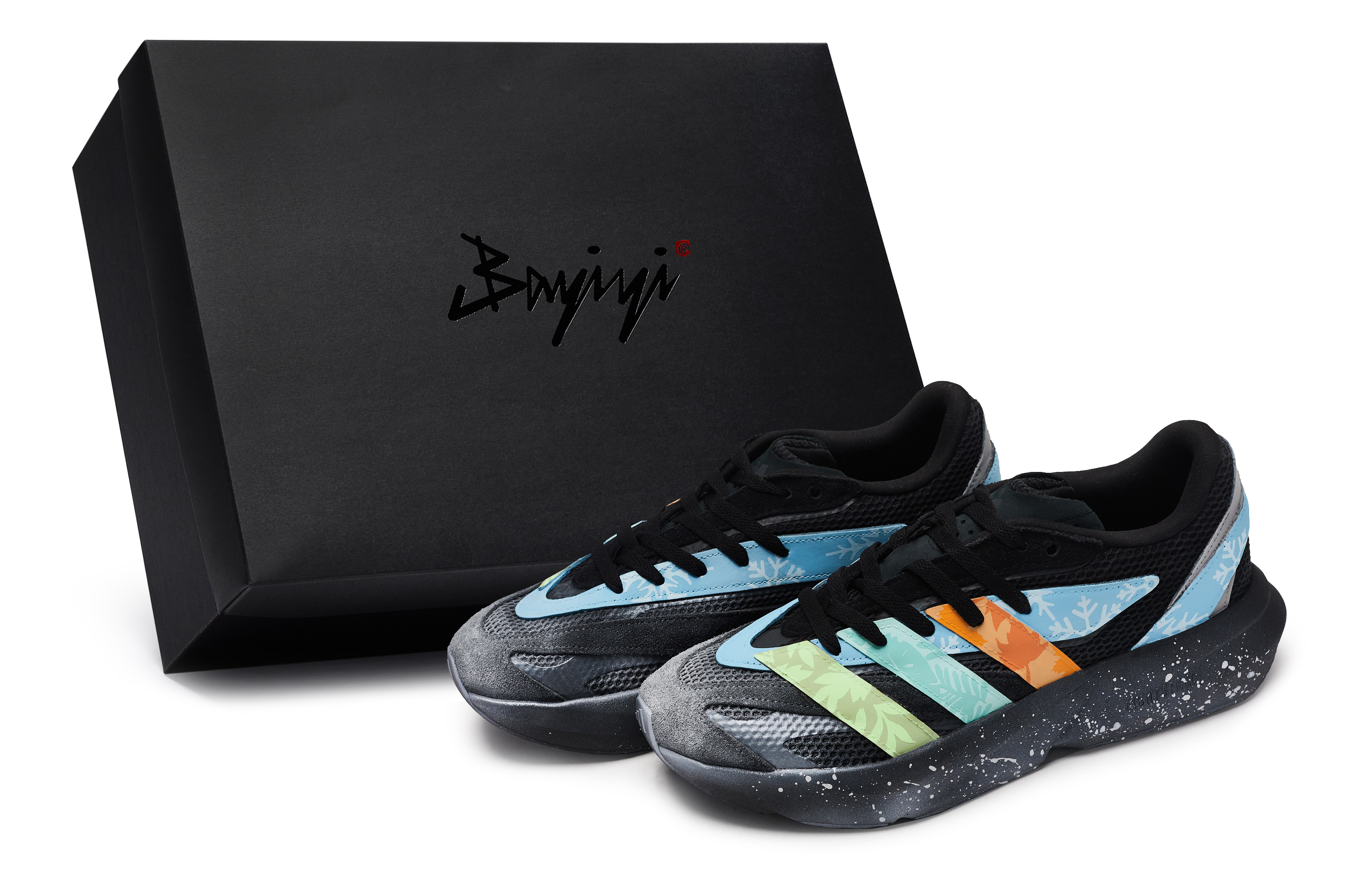 

Adidas Кроссовки LIGHTBLAZE с противоскользящей подошвой, износостойкие, мужские, черные, синие, зеленые, оранжевые