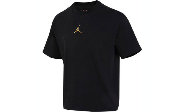 Футболка Air Jordan Oversized Crew T-Shirt 'Black', черный — фото 2