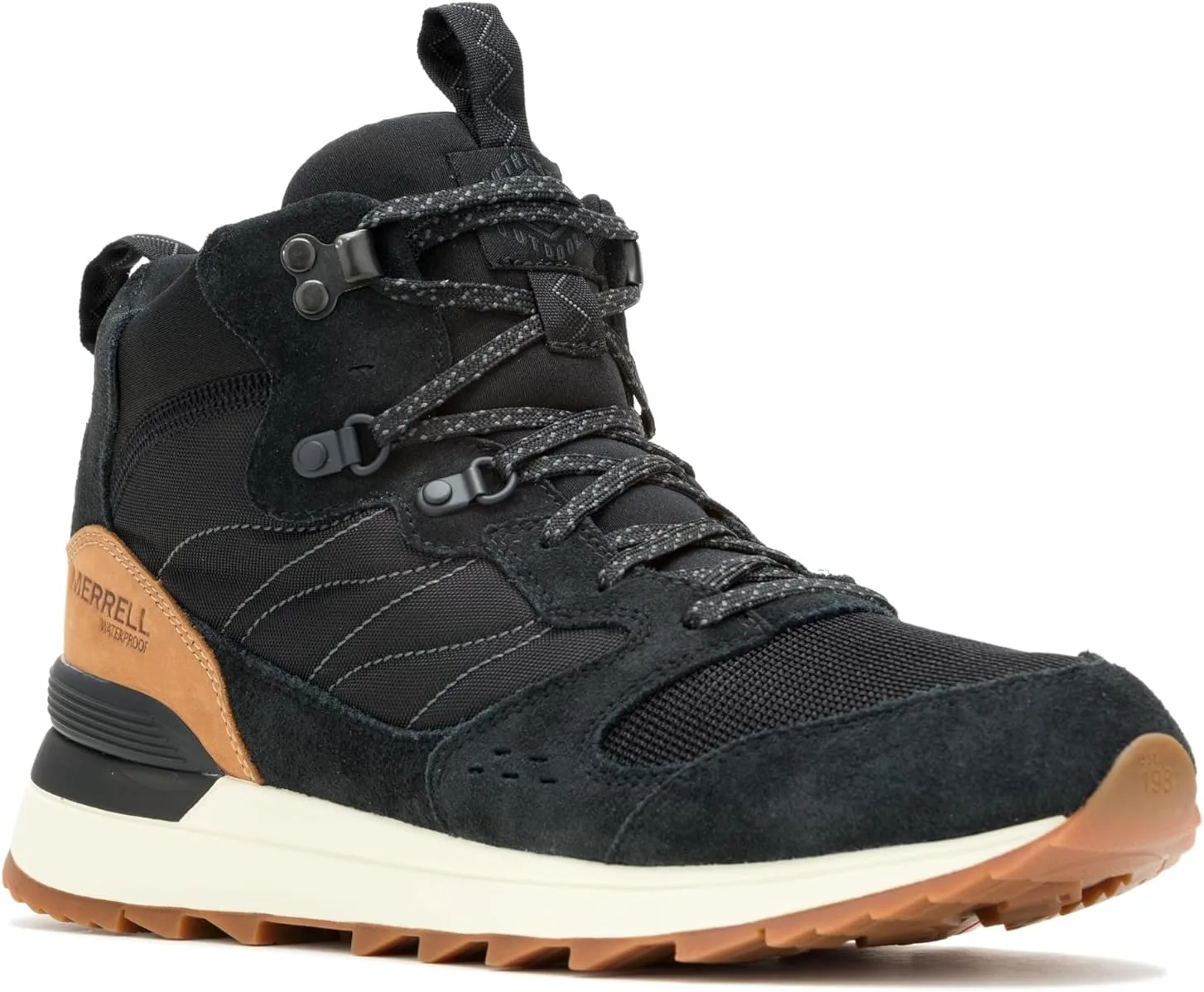 Мужские кроссовки Merrell Alpine 83 Sneaker Recraft Mid водонепроницаемые, черный — фото 4