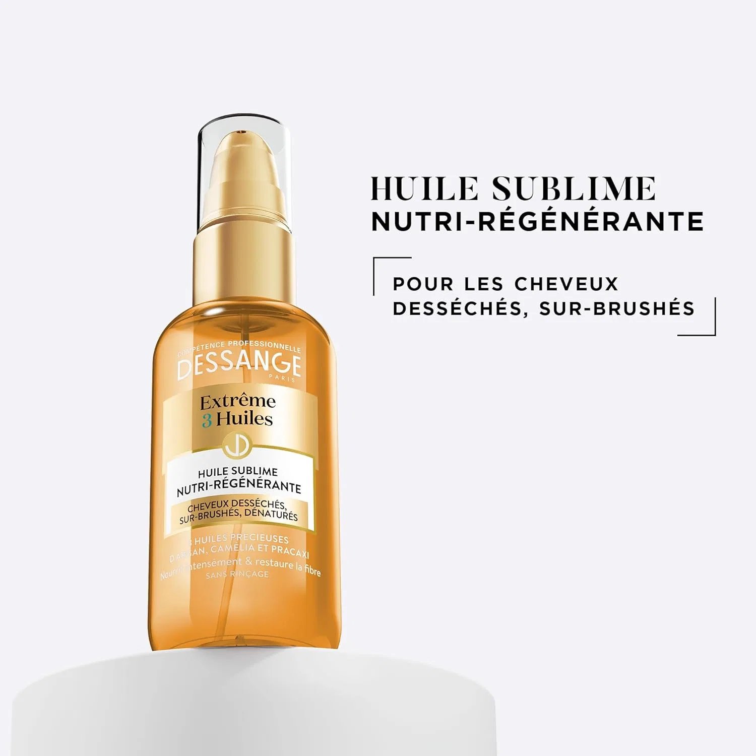 Питательное восстанавливающее масло для волос «Huile Sublime Nutri-Régénérante» от DESSANGE, 100 мл Dessange — фото 3