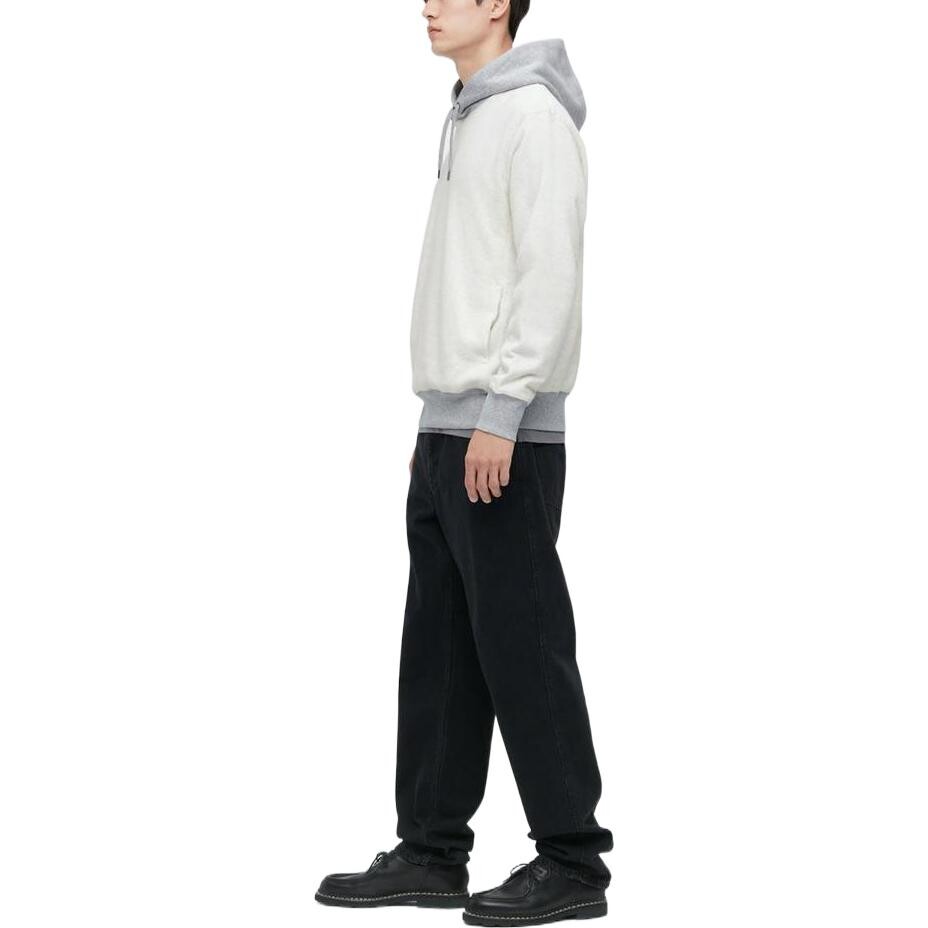 Толстовка мужская светло-серая Uniqlo, серый — фото 4