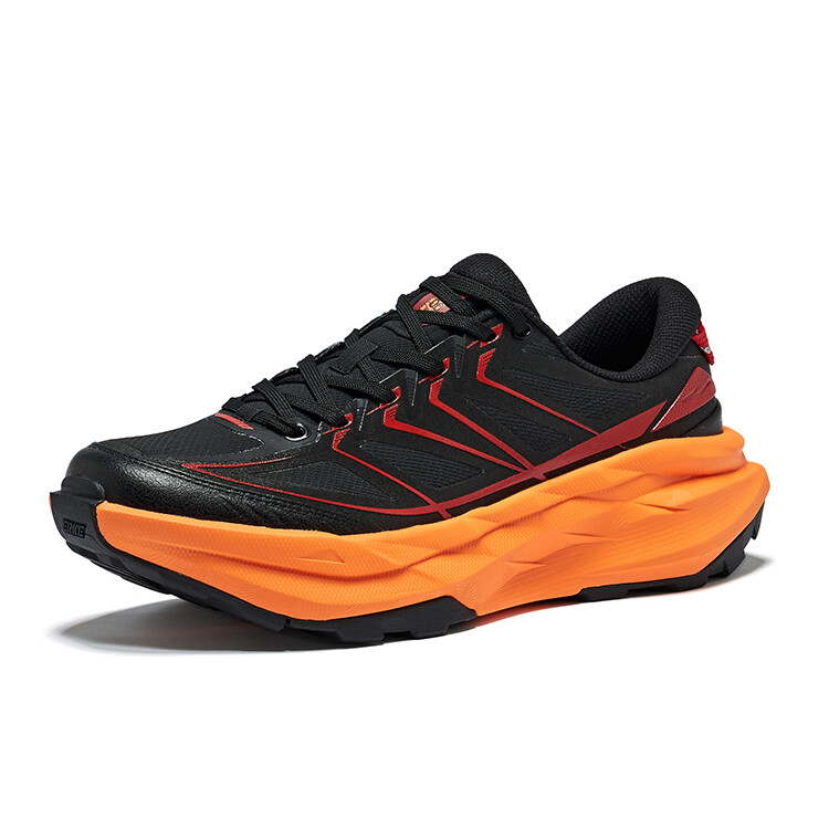 Кроссовки мужские Lifestyle Shoes Men Low-Top Positive Black Red Red Erke — фото 3