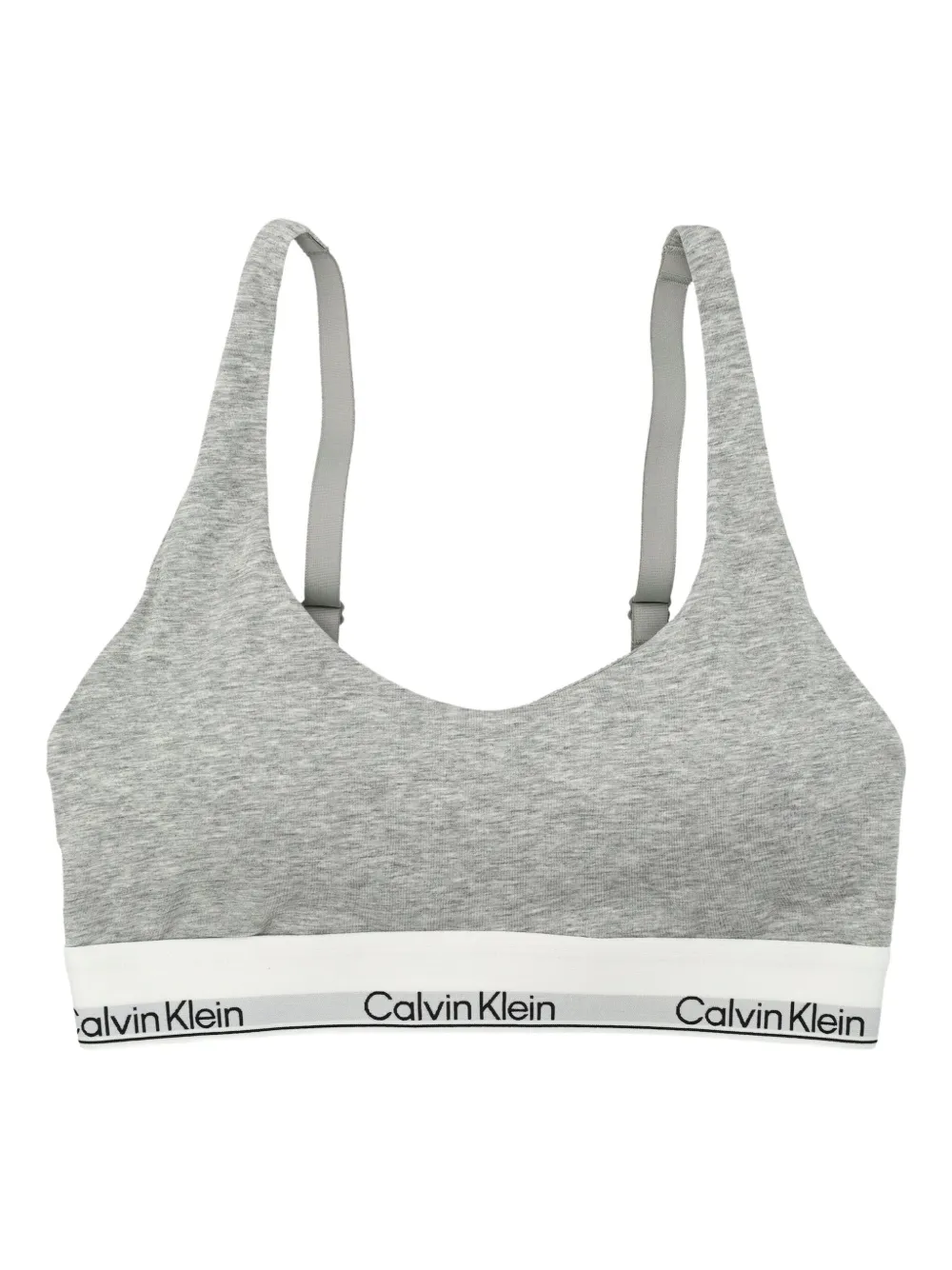 

Бра с логотипом на ленте Calvin Klein, серый