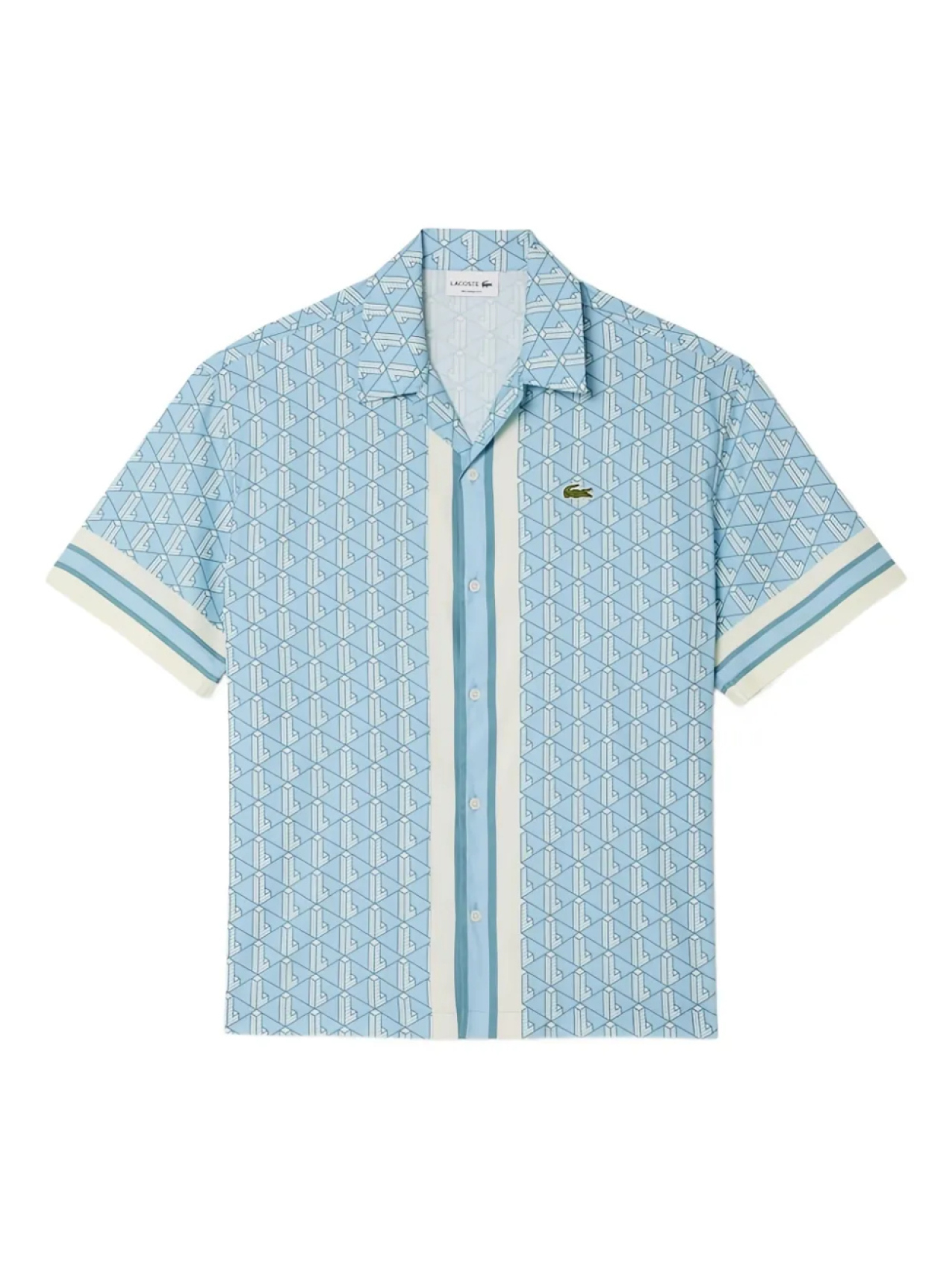 

Рубашка с монограммой Lacoste, синий