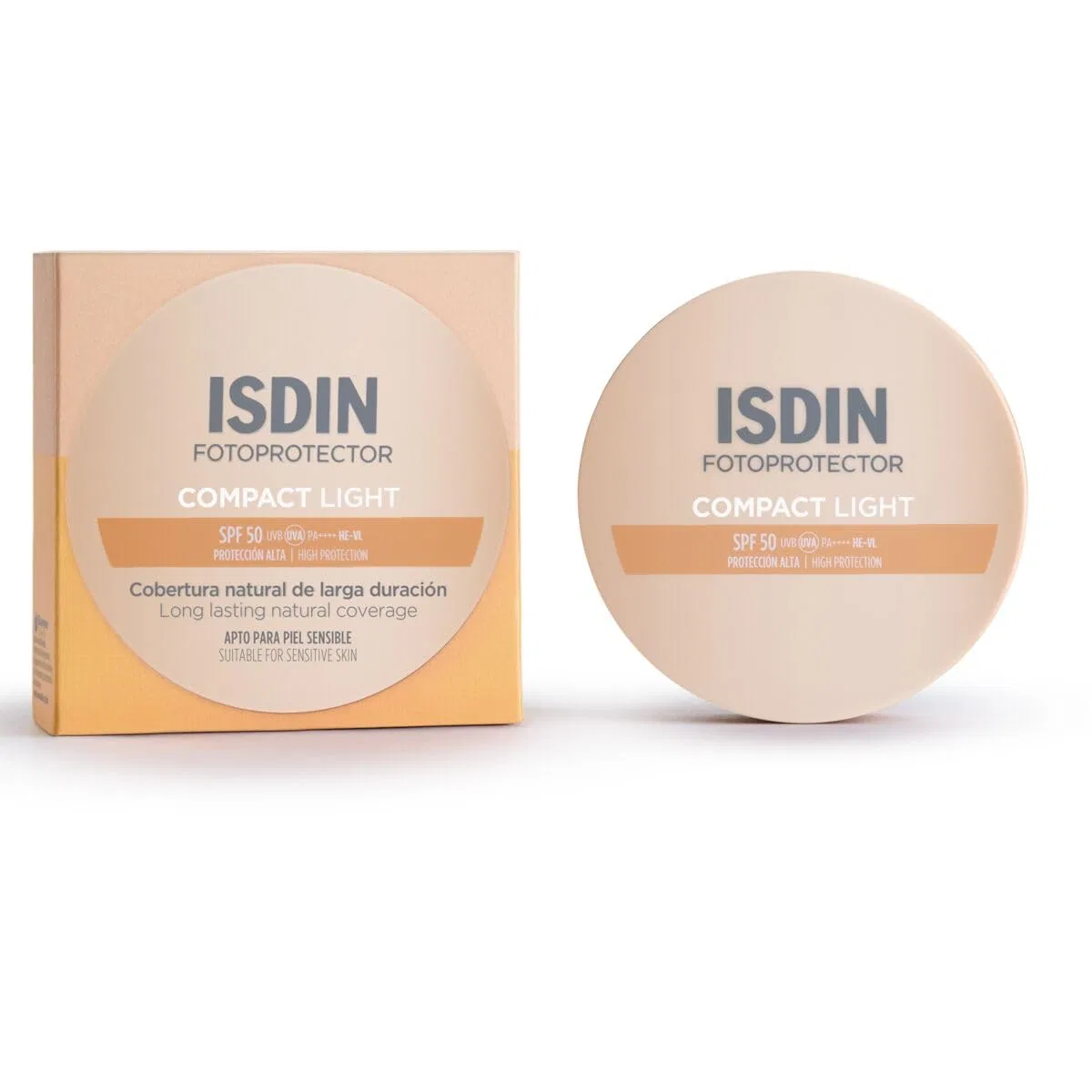 Компактный солнцезащитный крем для лица «Fotoprotector Compact Light SPF50» от ISDIN Isdin