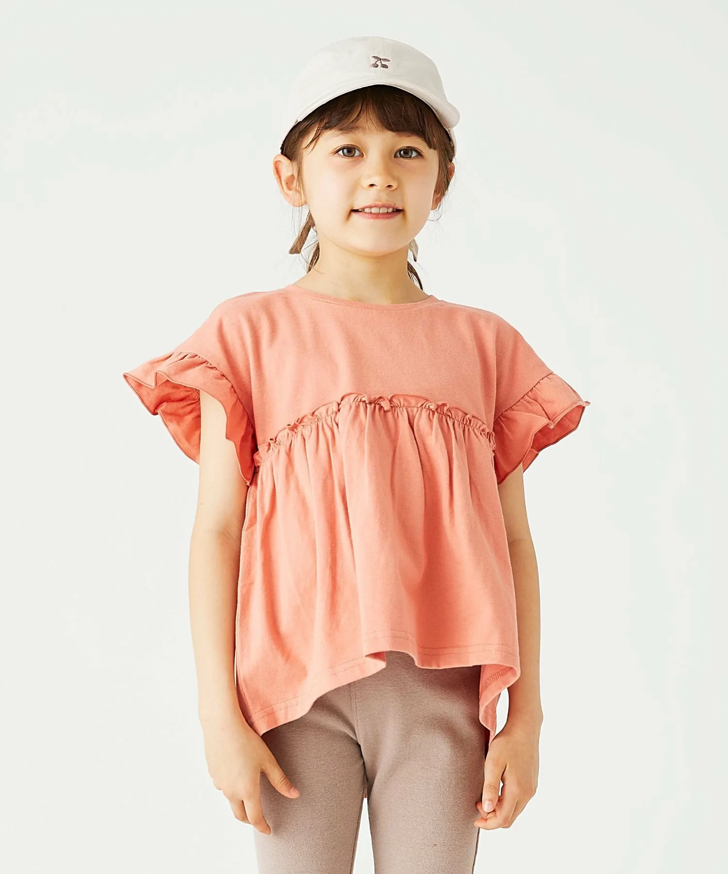Футболка с дизайном «переключатель на груди» Ever Closet, Orange Pink