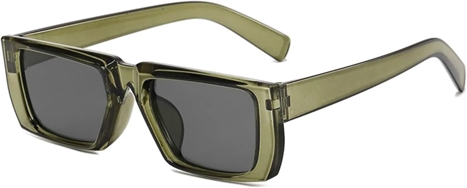 

Мужские солнцезащитные очки квадратной формы, маленькие, для занятий спортом на открытом воздухе, женские солнцезащитные очки для вождения Generic, Green