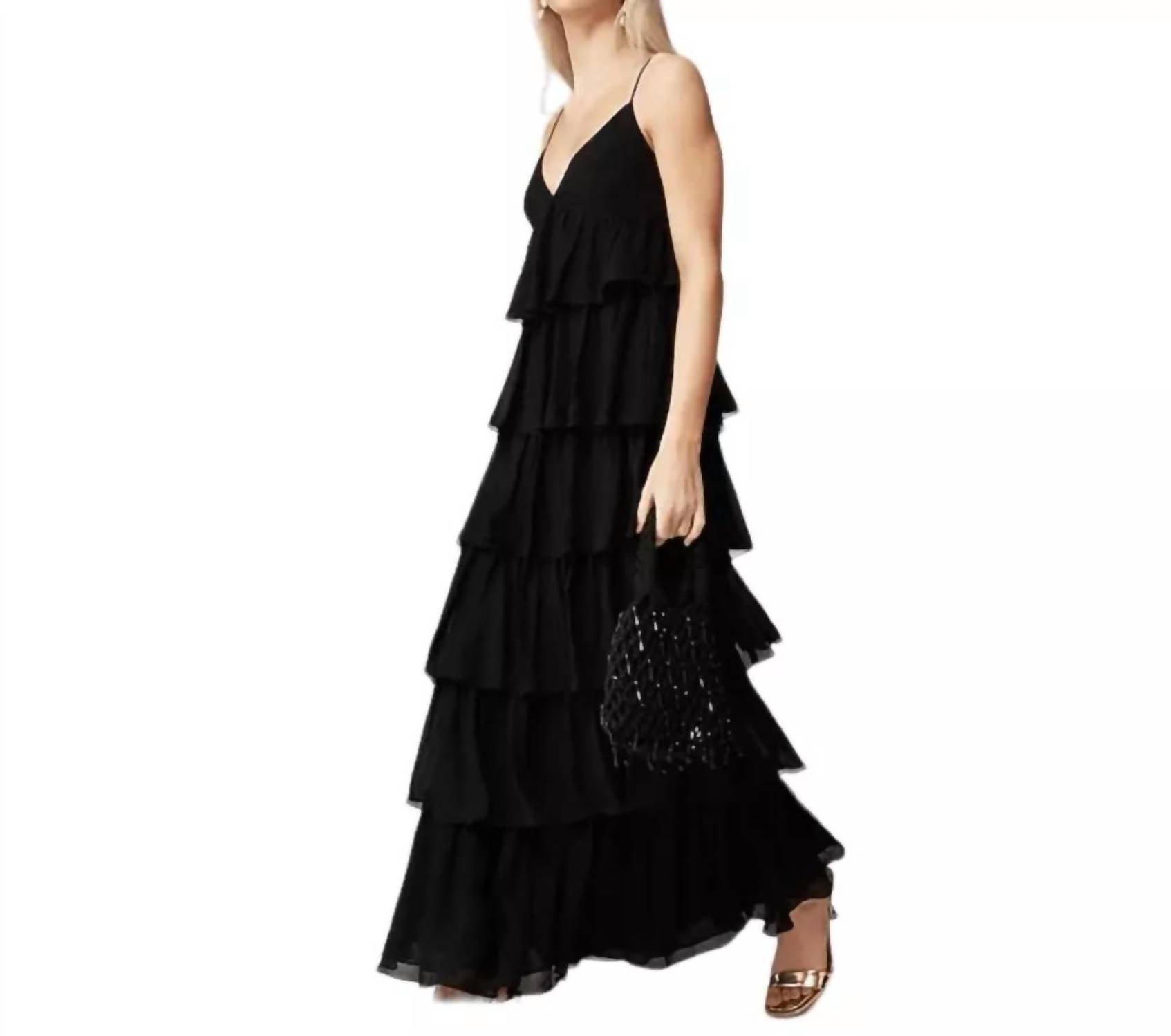 

Платье Collection Ruffle-Tier черного цвета J.Crew