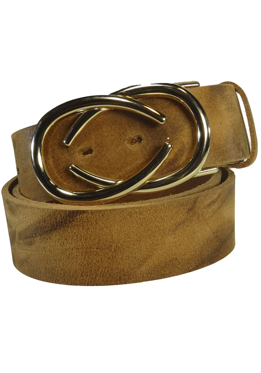 

Кожаный ремень LIFEBURG by showroom 019° со сменной застежкой "The Elegant Gold" Rettungsring By Showroom 019°, цвет Cognac