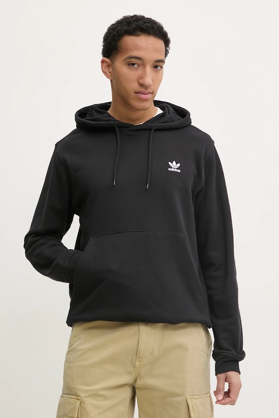 

Хлопковая толстовка Essential Adidas Originals, черный