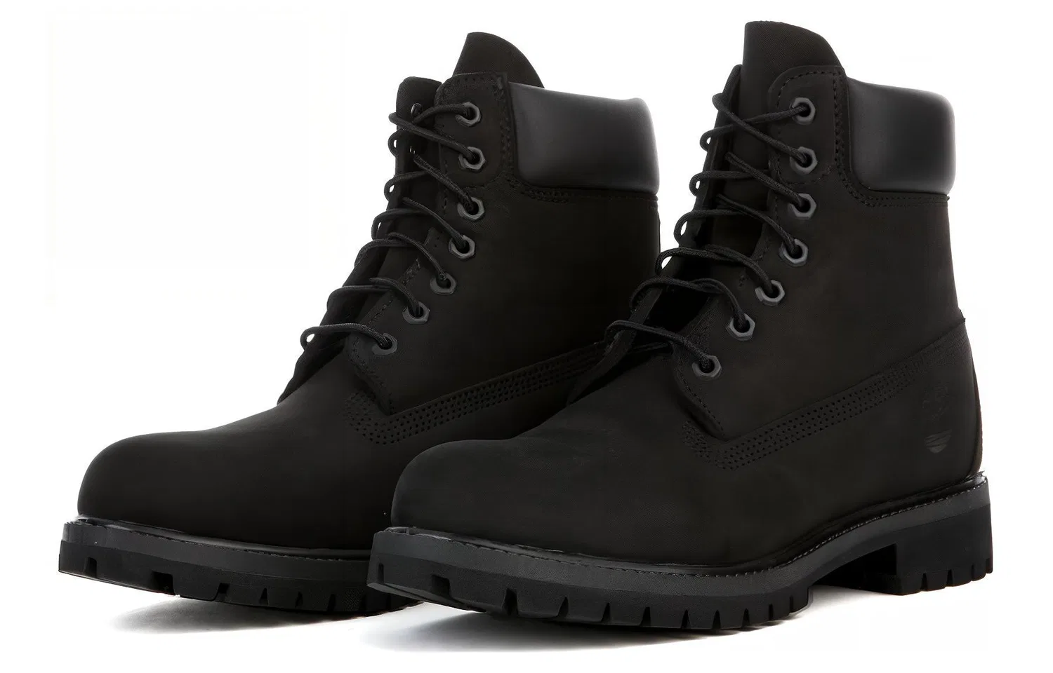Ботинки водонепроницаемые Timberland 6 Inch Premium Black Nubuck — фото 4