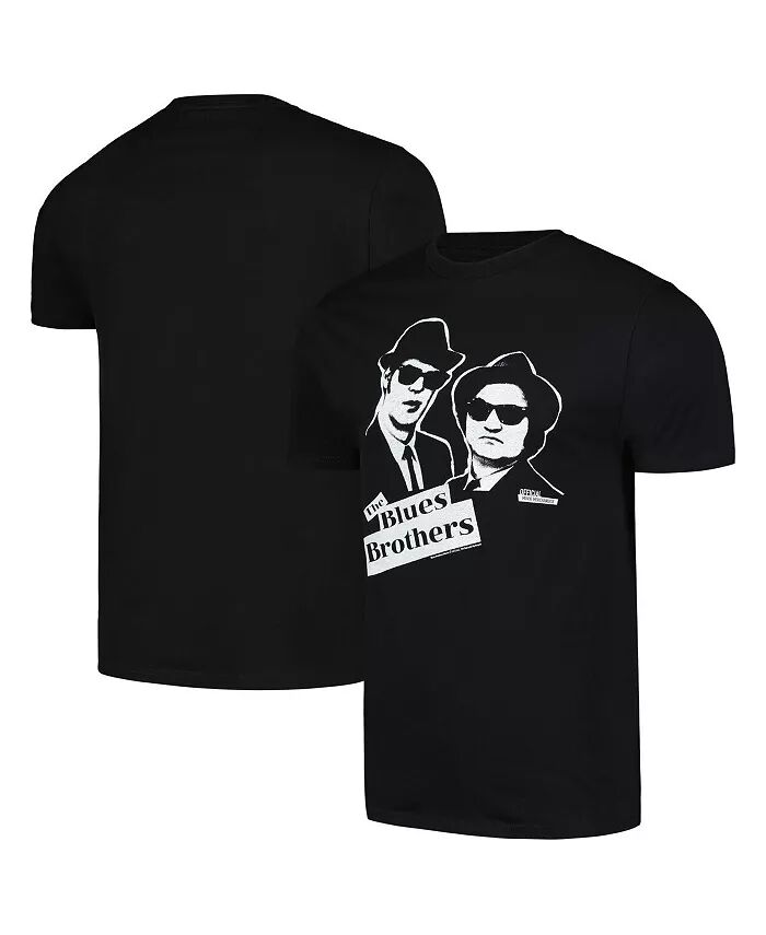 

Мужская и женская черная футболка с принтом Blues Brothers American Classics