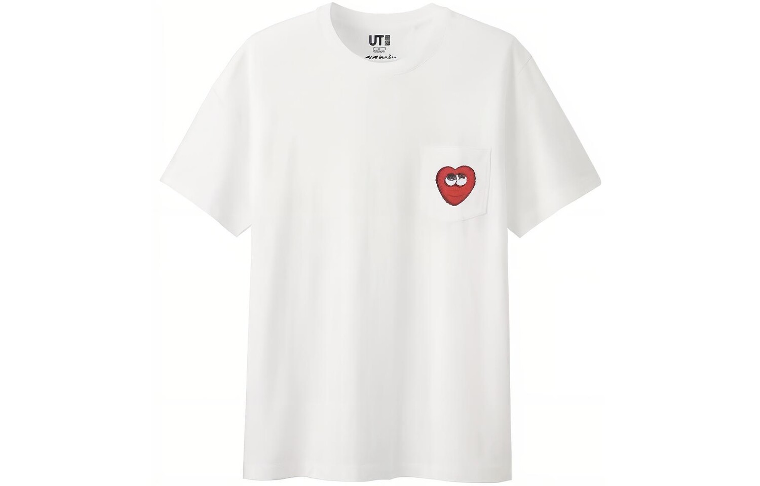 

Футболка Kaws Co-Branded Collection унисекс белая Uniqlo, белый