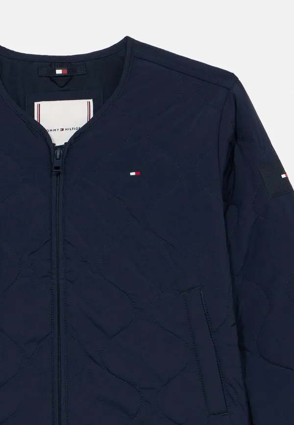 Стеганая легкая куртка, унисекс. Tommy Hilfiger, Dark Night Navy — фото 4