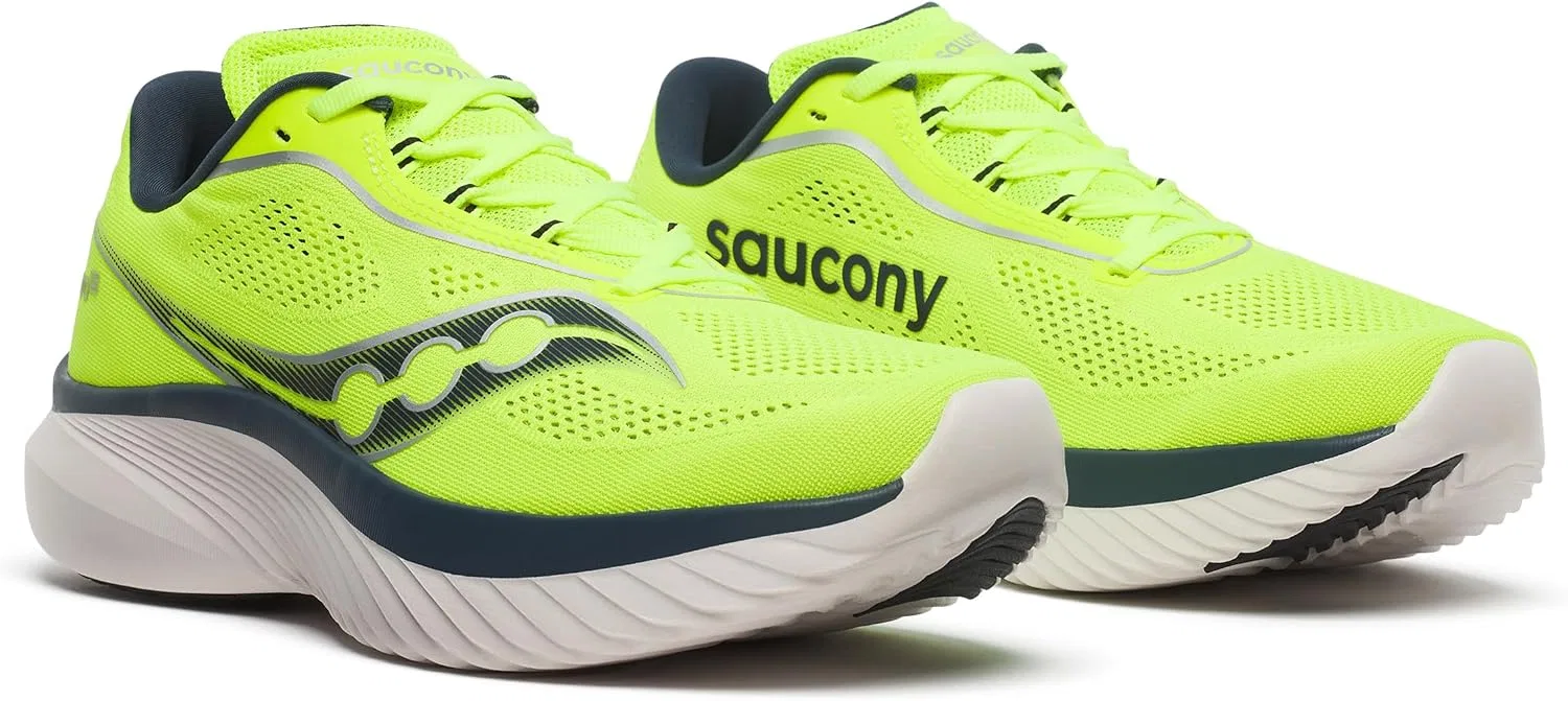 Мужские кроссовки Saucony Kinvara 15, Citron Navy — фото 2