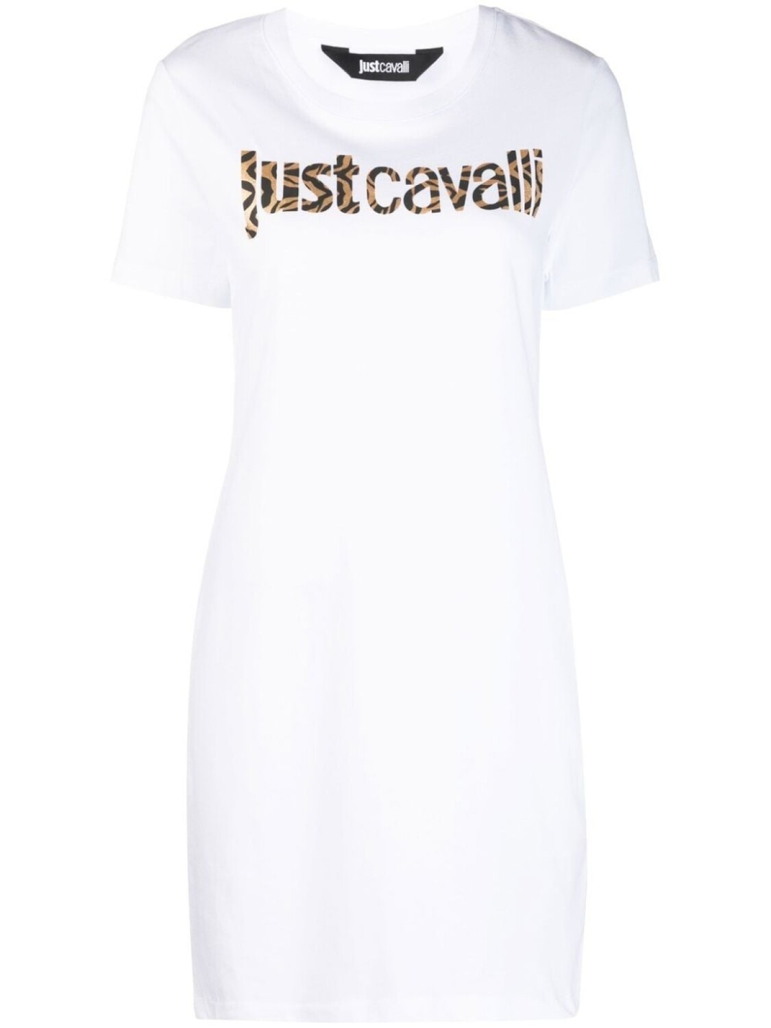 

Just Cavalli платье-футболка с логотипом, белый