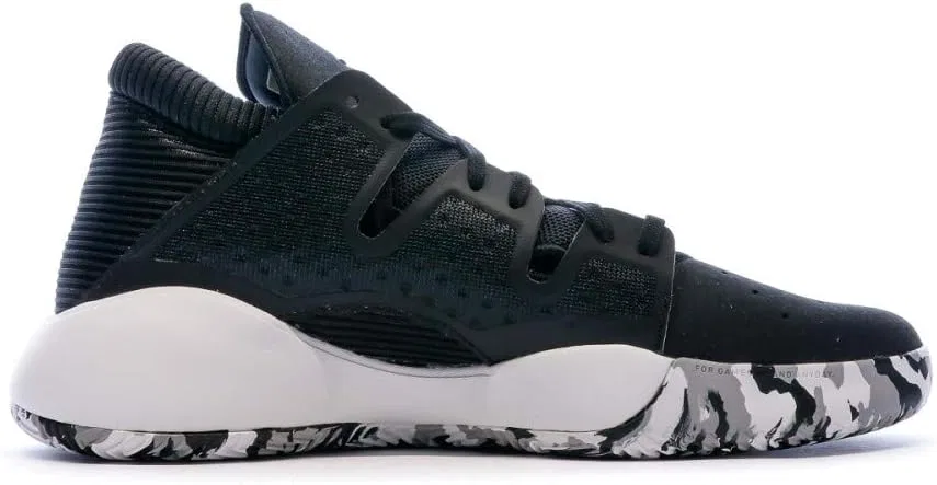 Мужские баскетбольные кроссовки Adidas Pro Vision, Cblack Ftwwht Goldmt — фото 2