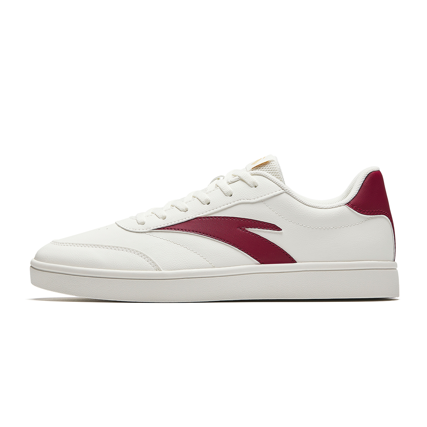 

ANTA Стильные скейтбординг кроссовки мужские ivory white/crimson total