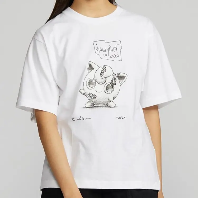 Футболка Uniqlo Pokémon Co-Branded, белый