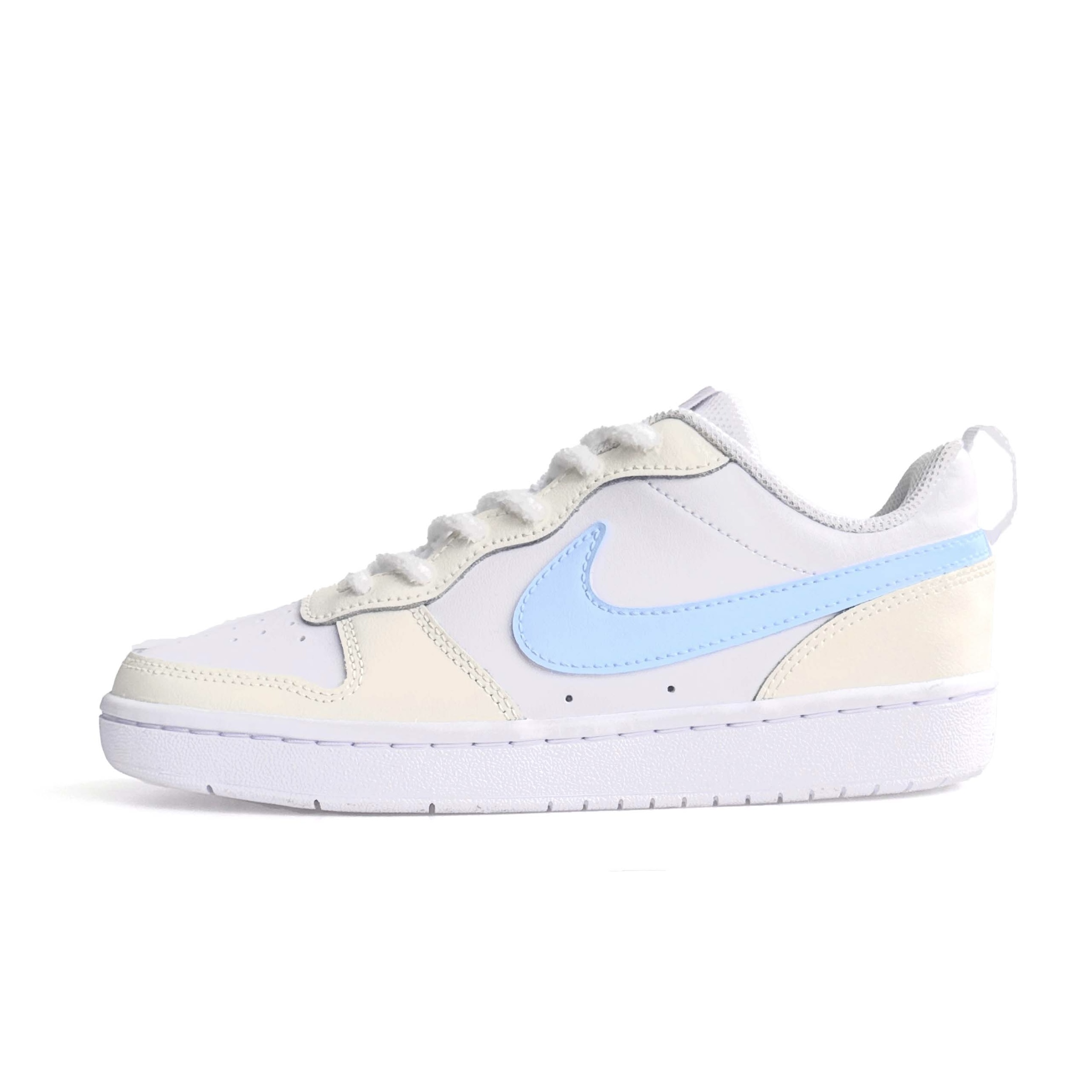 

Детские кроссовки для скейтбординга Air Force 1 для начальной школы Nike, желтый/синий