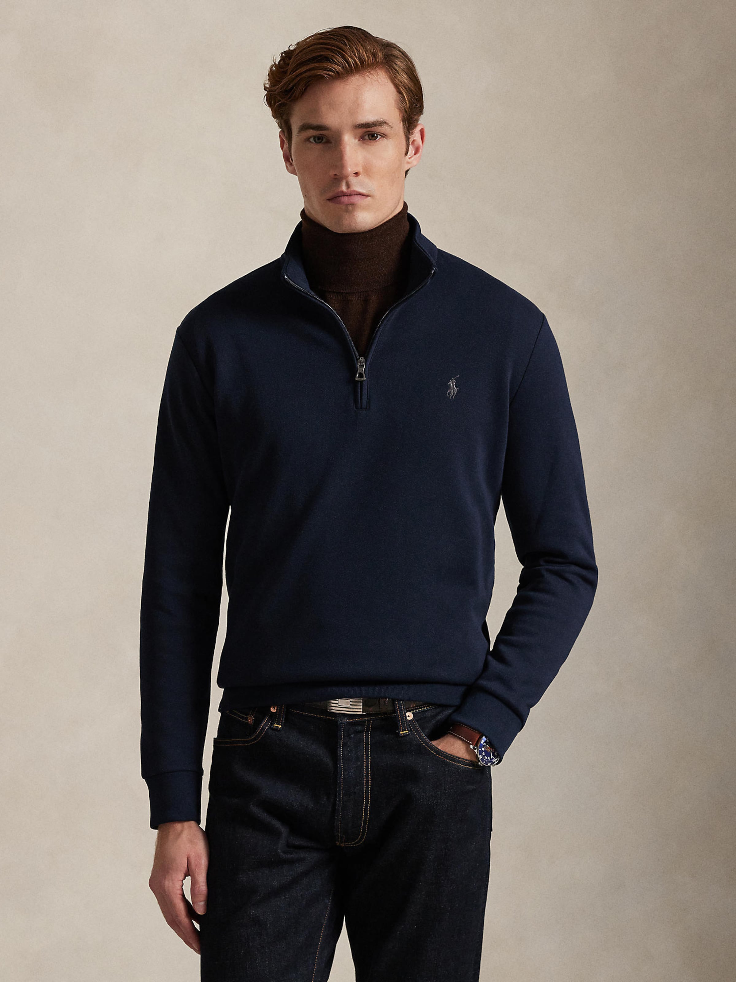 Polo Ralph Lauren Свитер в цвете Navy — фото 4
