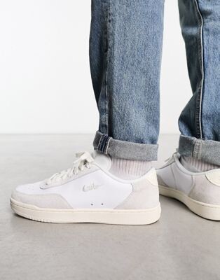 

Бело-серые кроссовки премиум-класса Nike Court Vintage, Серый, Бело-серые кроссовки премиум-класса Nike Court Vintage