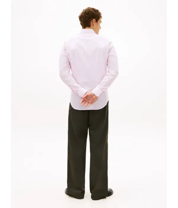 Рубашка slim fit Tommy Hilfiger, розовый — фото 3