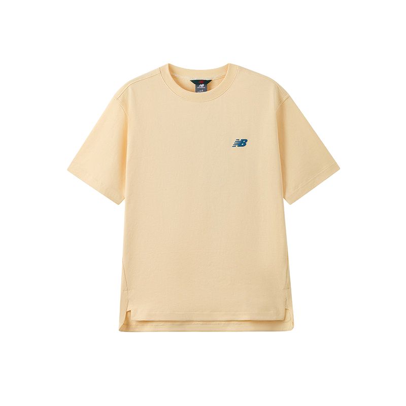 

New Balance Футболка мужская светло-желтая, Желтый, New Balance Футболка мужская светло-желтая