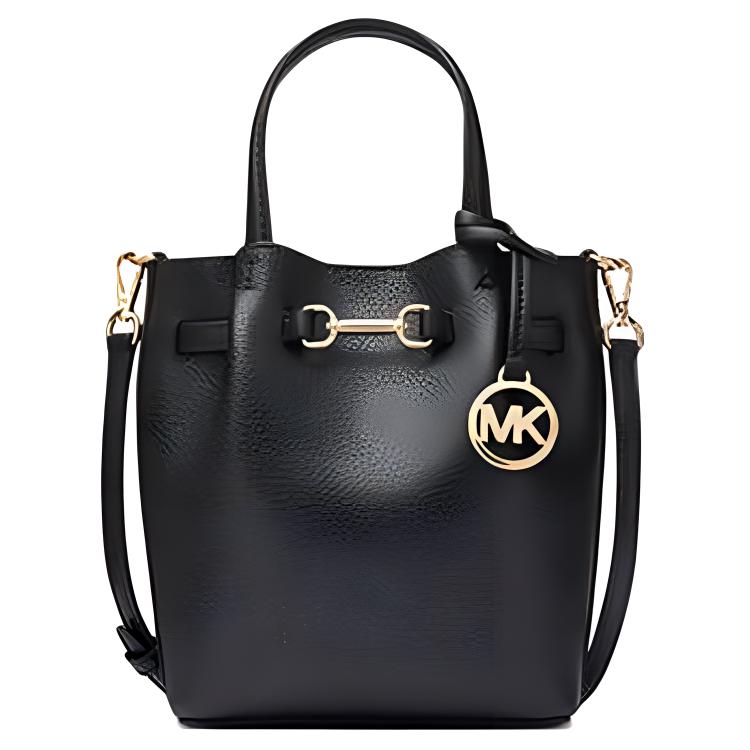 

MICHAEL KORS Кожаная сумка через плечо из коровьей кожи, маленькая женская сумка черного цвета