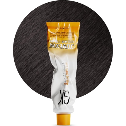 

GK HAIR Global Keratin Профессиональная крем-краска для волос в тюбике 3,4 жидких унций 100 мл Ледяной каштан 5,91 Светлый