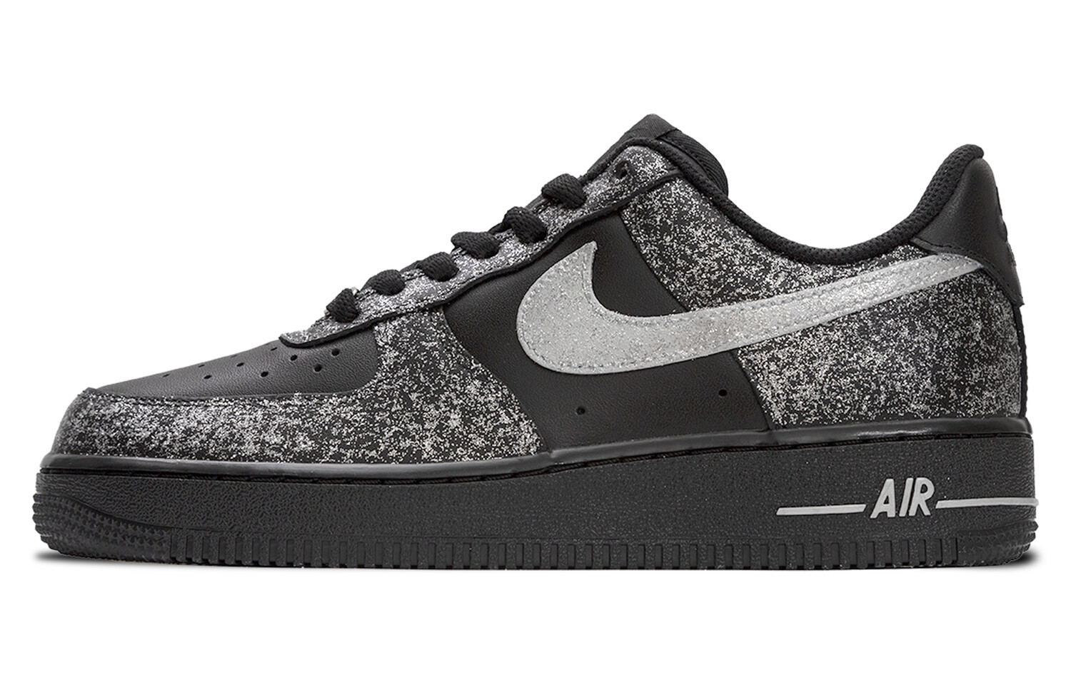 

Кроссовки Nike Air Force 1 Skateboarding Shoes Unisex Low-top Silver, черный