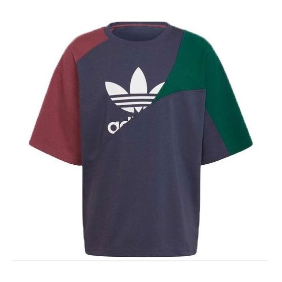 

Футболка adidas originals Bld Cb Tee Colorblock Round Neck Splicing Sports Short Sleeve Multicolor, мультиколор