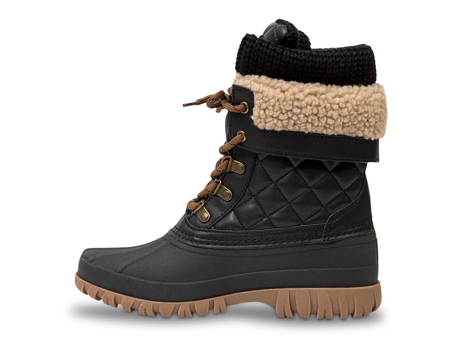 Ботинки JBU by Jambu Creek Quilt Duck Boot, Black/Tan — фото 2