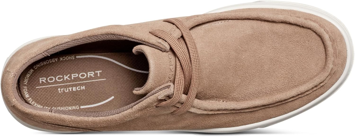 Мужские кроссовки Rockport Terell, Medium Natural Suede — фото 4