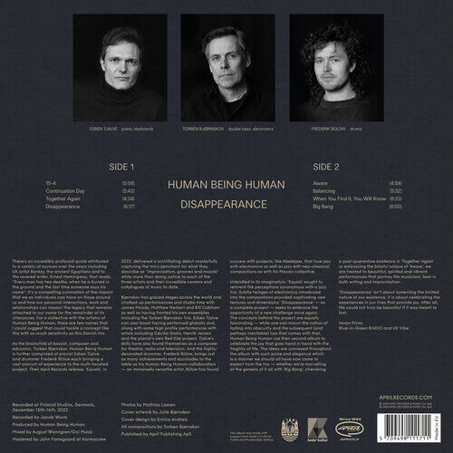 

Виниловая пластинка Human Being Human: Disappearance
