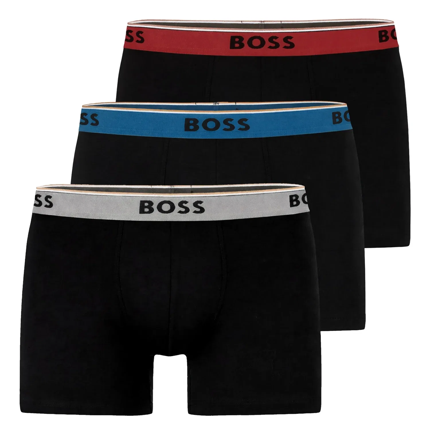 Боксеры из мягкого хлопка BOSS, черный