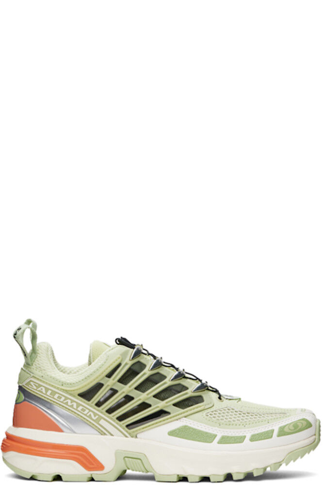 

Зеленые и оранжевые кроссовки ACS Pro Salomon