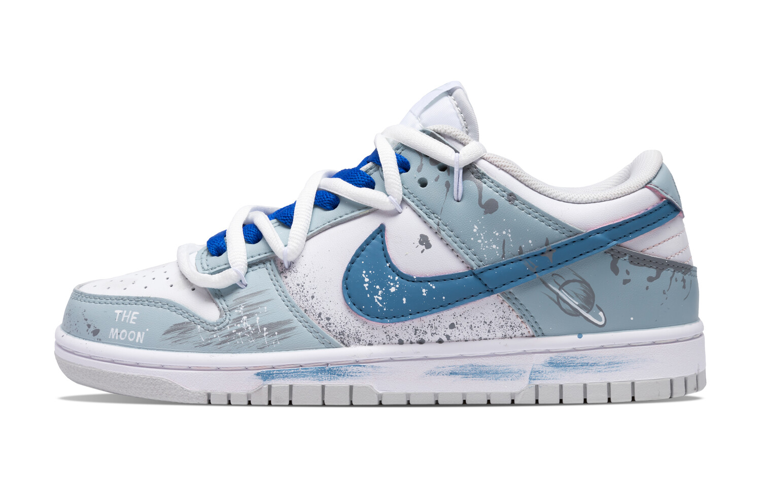 

Кроссовки для скейтбординга Dunk унисекс с низким верхом, белый/серый Nike