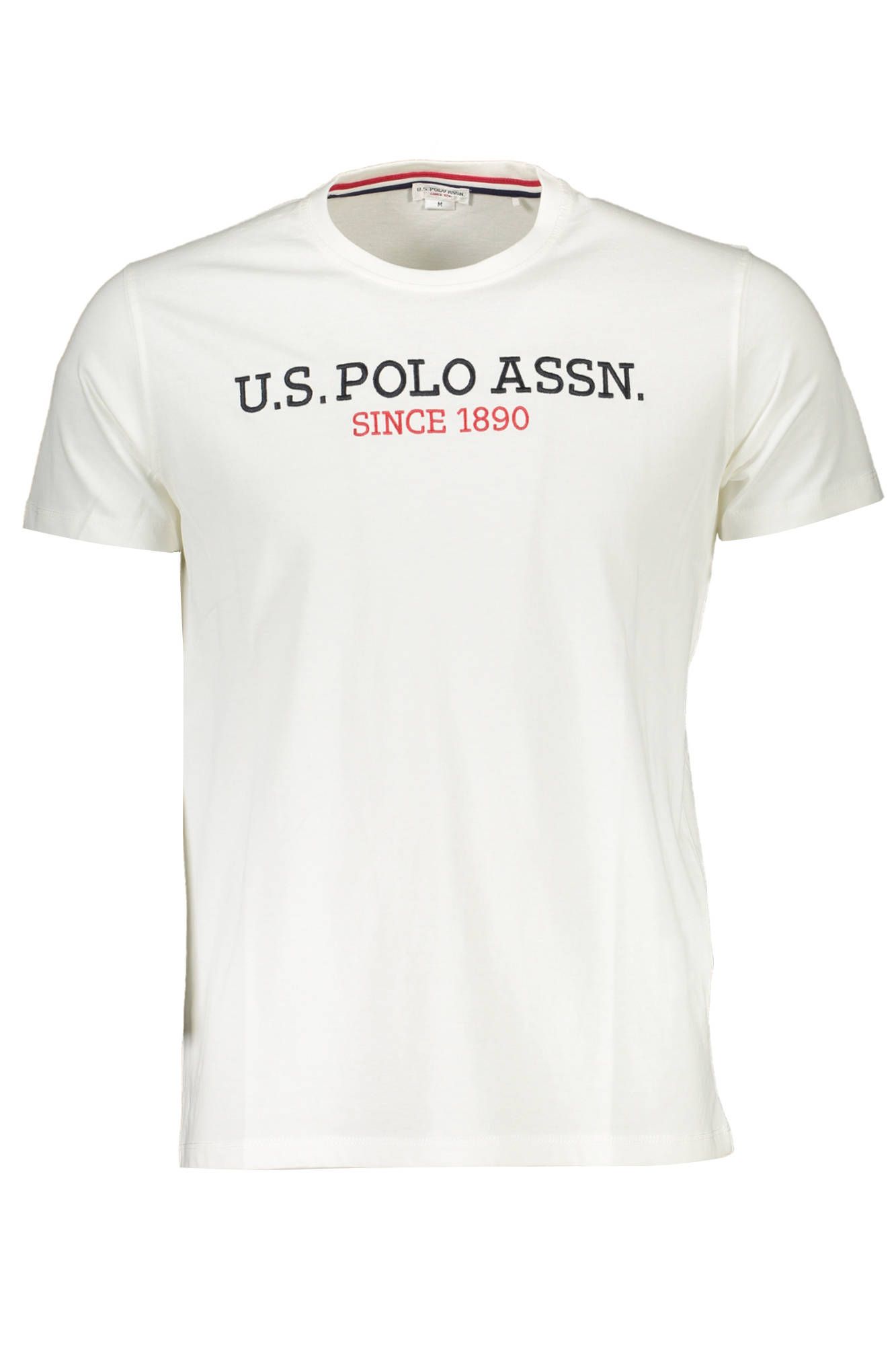 

Белая хлопковая мужская футболка U.S. Polo Assn.