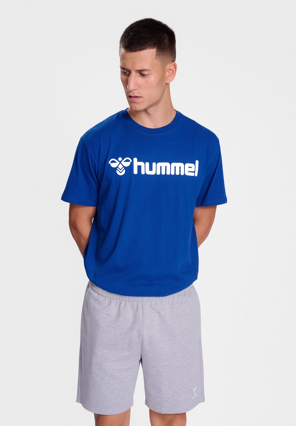 

Футболка с принтом Hummel, цвет true blue