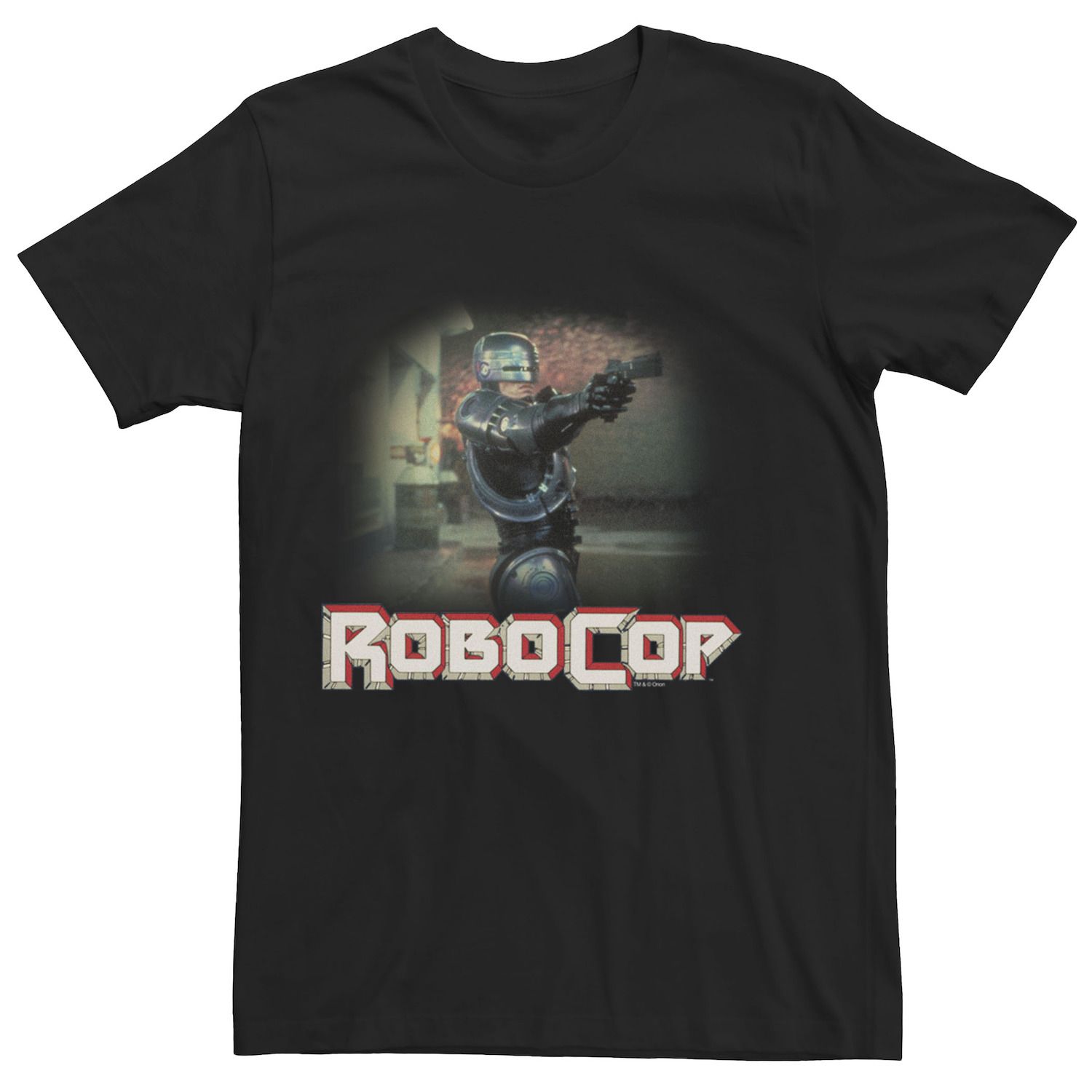 

Мужская футболка RoboCop Take Aim Action Pose с логотипом и портретом Licensed Character