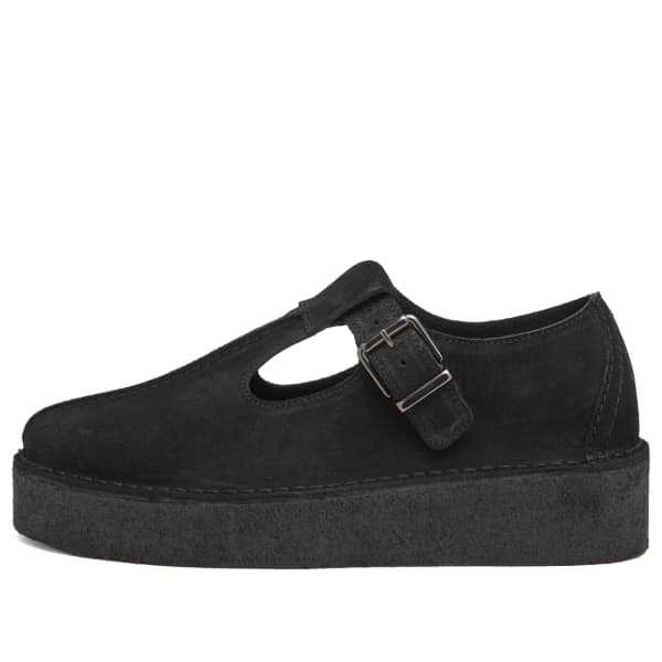 Кроссовки Trek wedge t-bar Clarks Originals, черный