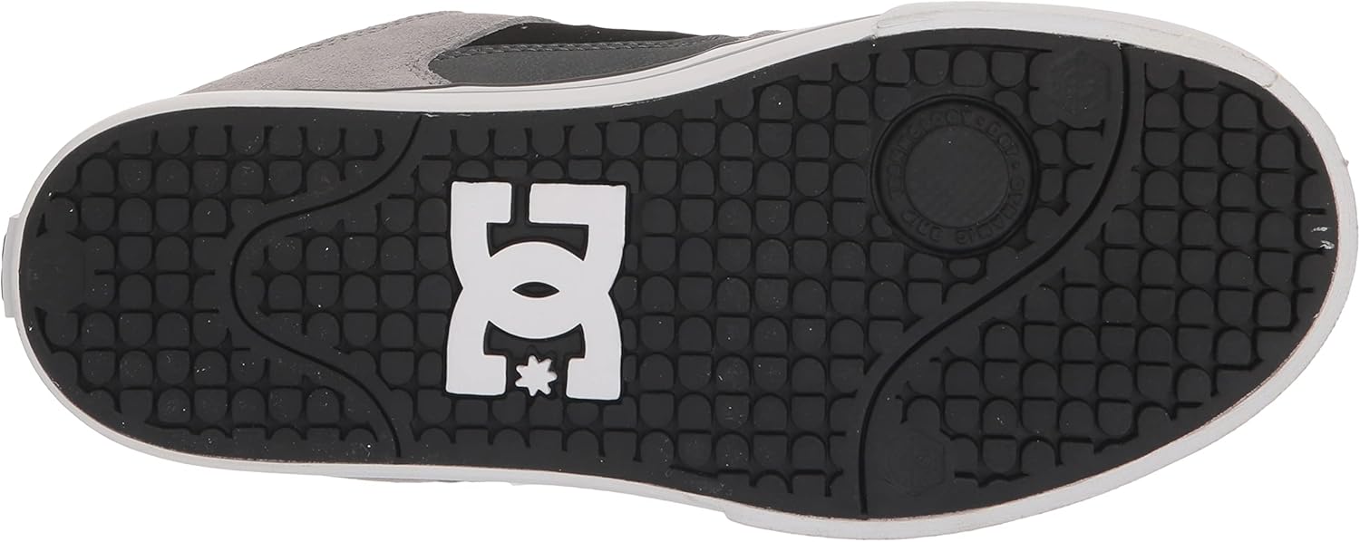 Мужские кроссовки DC Shoes Pure Mid для повседневного ношения и скейтбординга, черный/красный/серый — фото 4