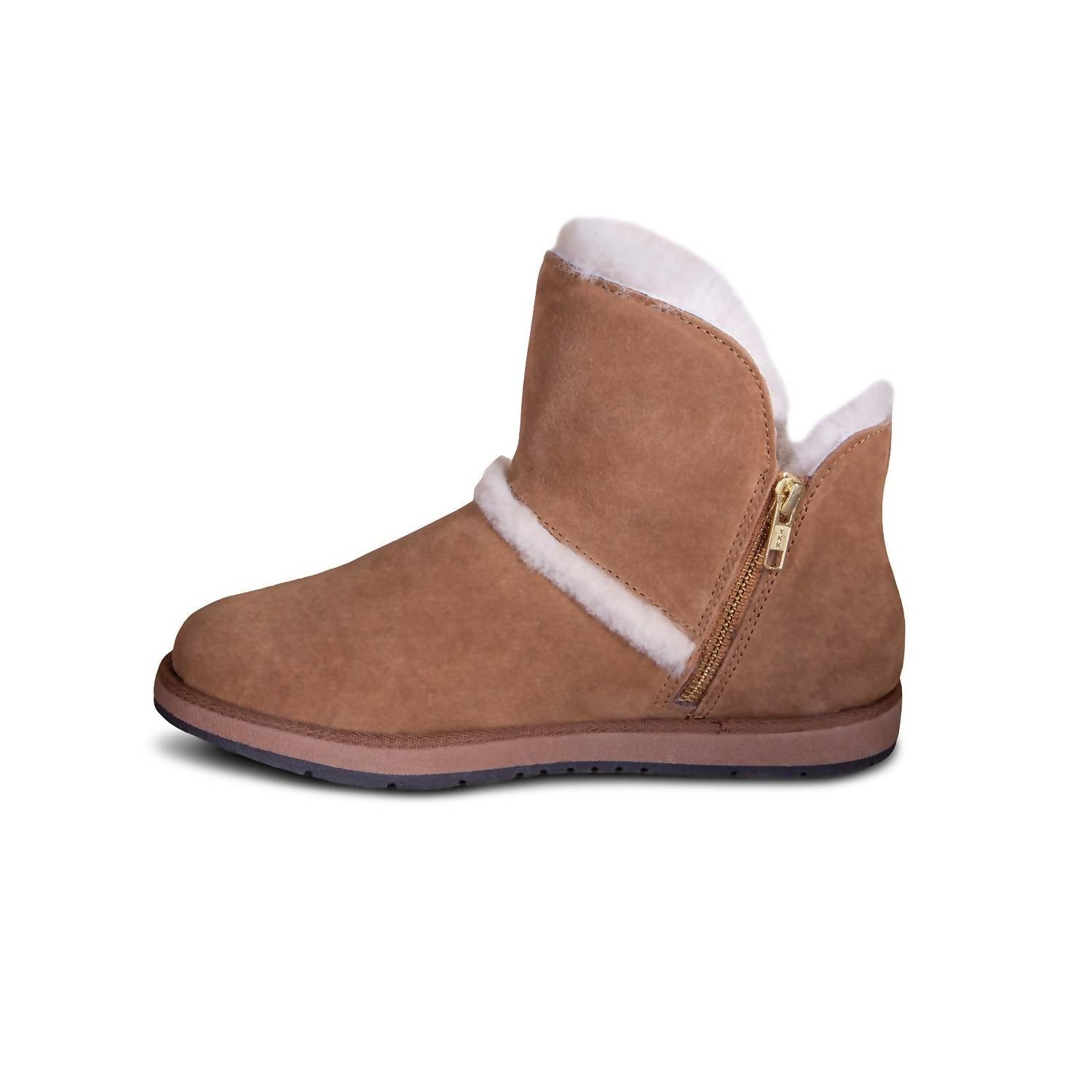 Женские сапоги Mia из овчины каштанового цвета CLOUD NINE, цвет chestnut — фото 2