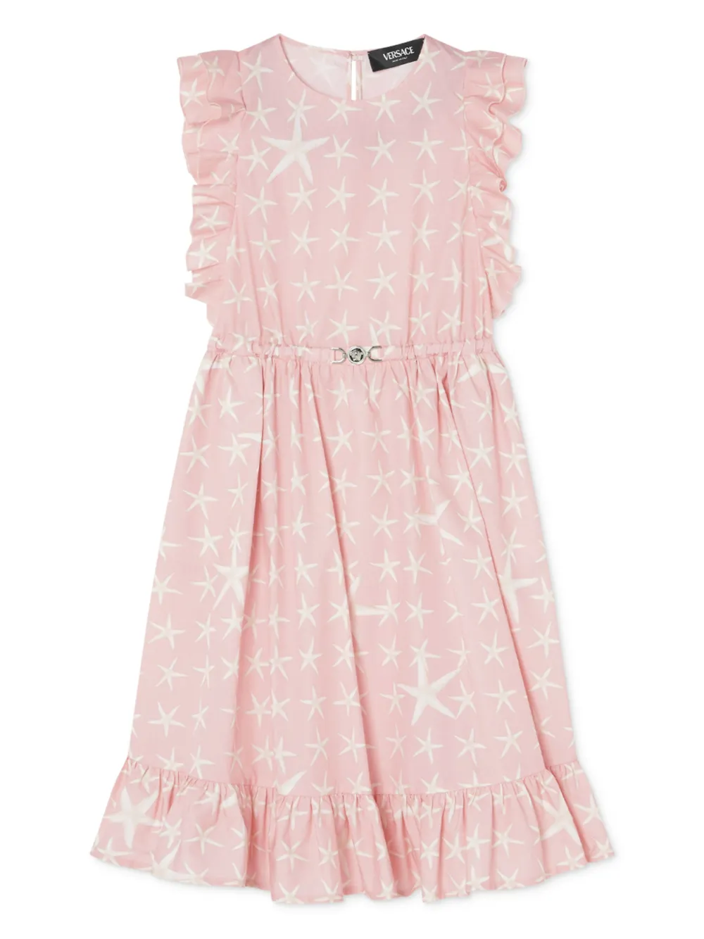 

Платье с принтом Stella Marina Versace Kids, розовый